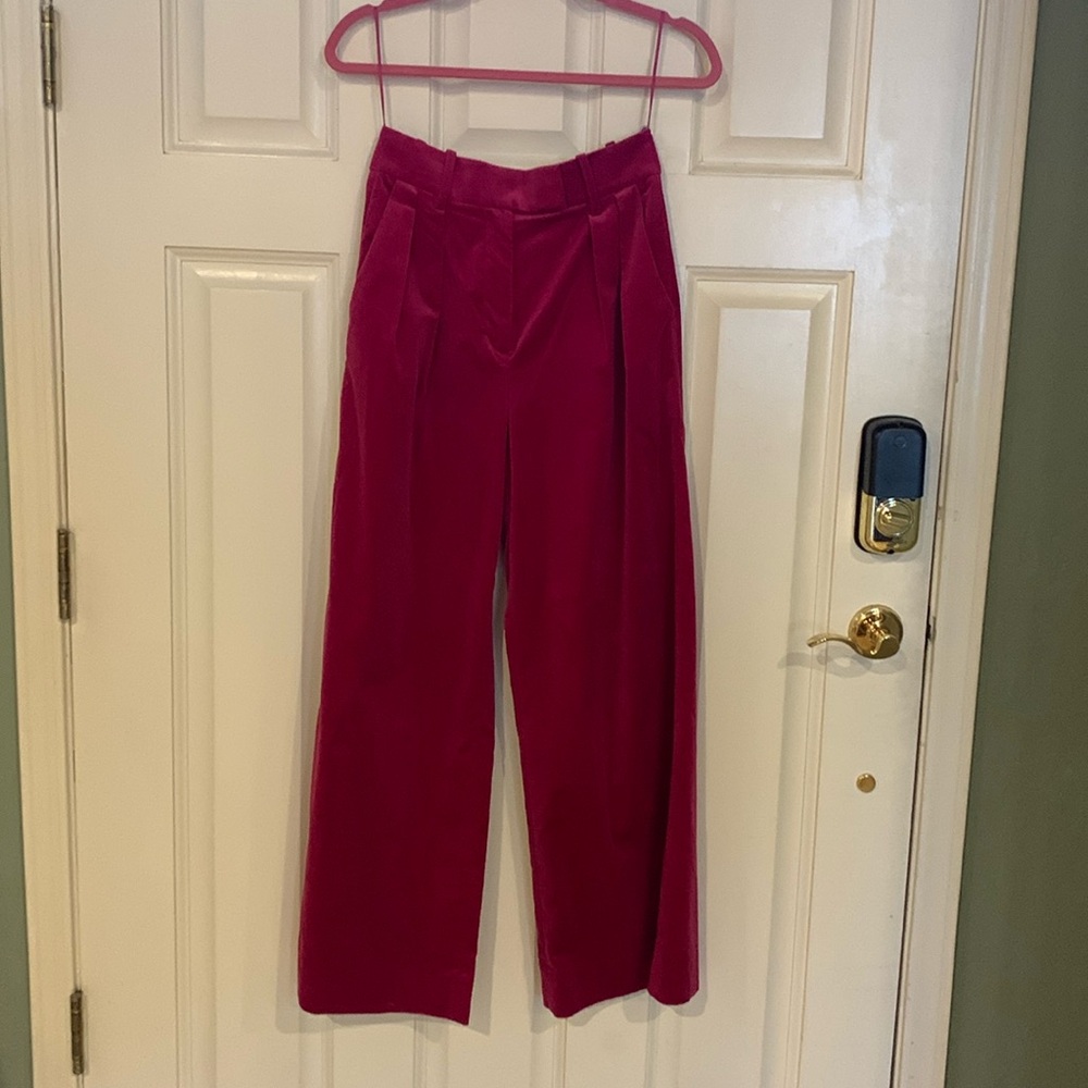 Pink Velvety Banana Republic pants sz 0